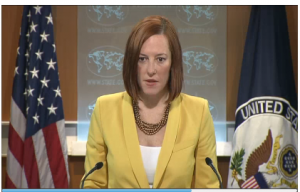 United States Department of State spokesperson Jen Psaki comments on the expulsion of three Venezuelan diplomats from Washington, DC.