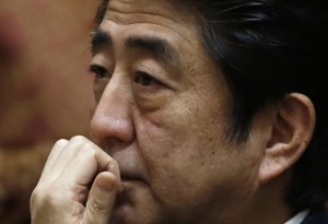  Japan's Prime Minister Shinzo Abe attends a lower house budget committee session at the parliament in Tokyo February 20, 2014. Credit: Reuters/Yuya Shino 