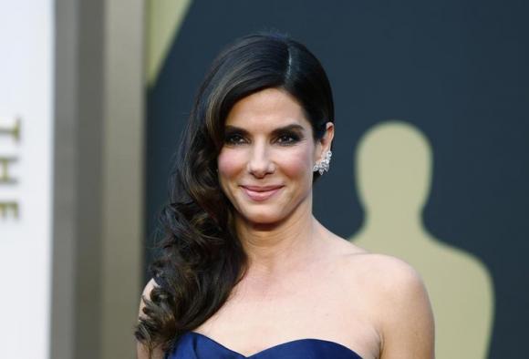Sandra Bullock Best Actress Nominee For Her Role In Gravity Wearing