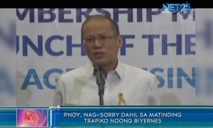 pnoy on traffic