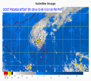 Satellite image courtesy PAGASA-DOST