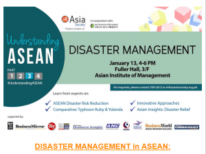 asean lecture disaster management