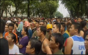 Philippine boxing fans are disappointed after Floyd Mayweather preserves his unbeaten record as a professional with a unanimous decision victory over Manny Pacquiao.  (Photo grabbed from Reuters video/Coutesy Reuters)