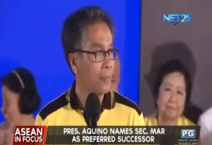 mar roxas endorsed