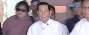 enrile out on bail