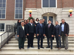 Iglesia Ni Cristo minister Bro. Steven Inocencio, first row, 3rd from left, with other Ministers of the Gospel after the decisive court victory. (Photo courtesy Eagle News US Bureau)