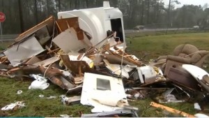 Tornadoes flip cars and damage homes in Texas