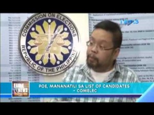 Poe still in the list of candidates