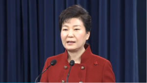 South Korean president Park Geun-hye