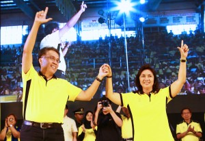 Mar Leni tandem AFP photo