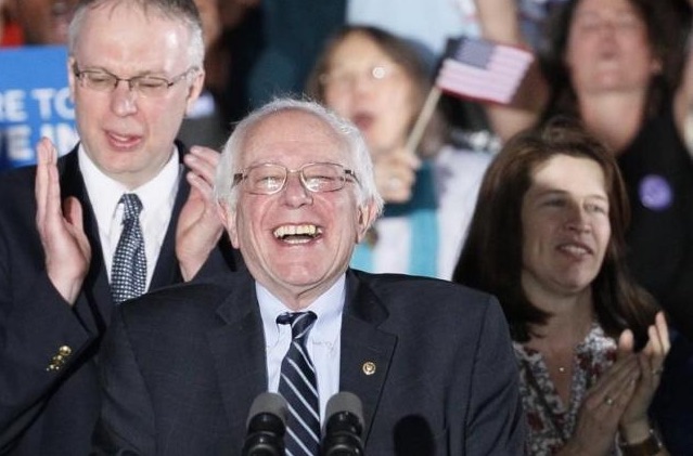 Sander says New Hamphire victory sends message that government belongs to the people, not the wealthy (Reuters)