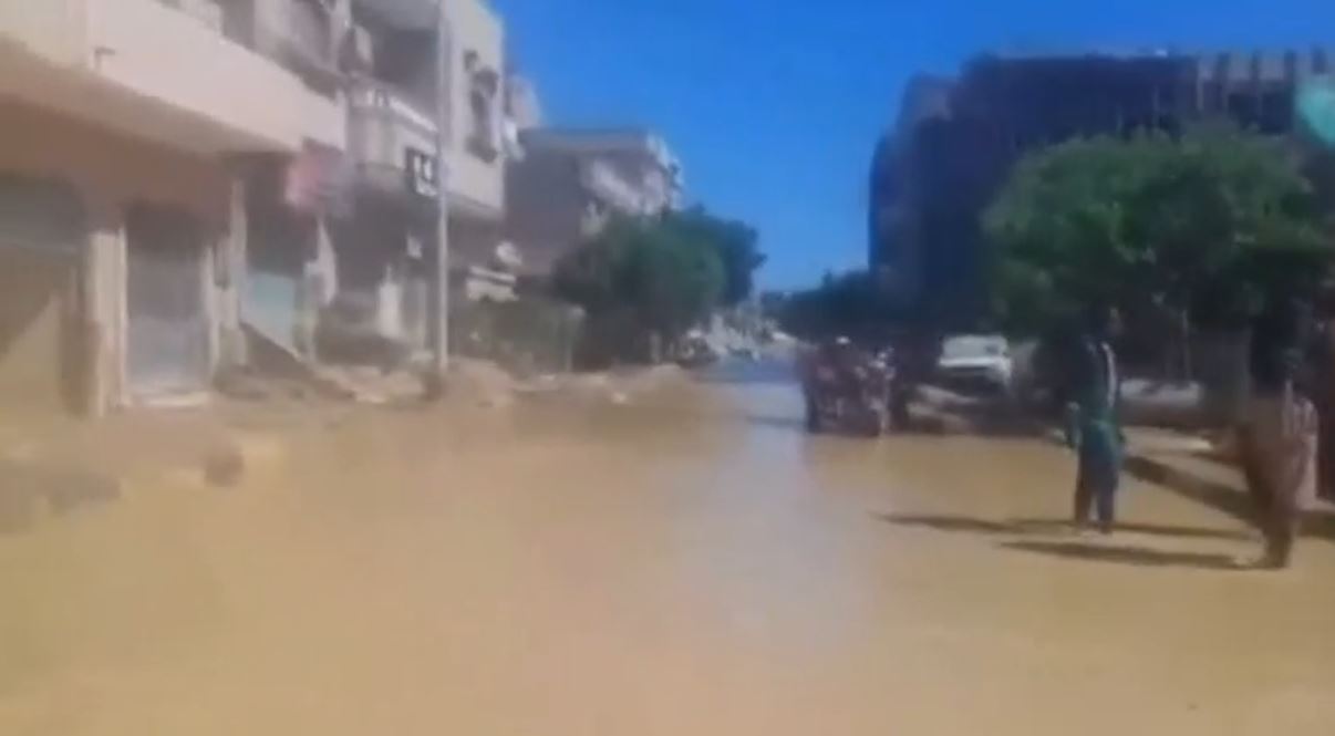 Heavy flooding kills 26 people and injures dozens more in Egypt. One man from the Red Sea city of Ras Ghareb speaks of losing his sons at sea. (Photo grabbed from Reuters video)