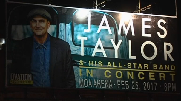 Filipinos react negatively to American songwriter James Taylor's decision to cancel his concert in Manila over deaths in Philippine President Rodrigo Duterte's war on drugs (Photo grabbed from Reuters video)