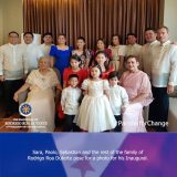 The family picture of President Rodrigo Duterte  (photo courtesy Presidential Communications)