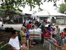 Some of the injured residents in Surigao City who were brought to the CARAGA regional hospital. (Eagle News Service) 