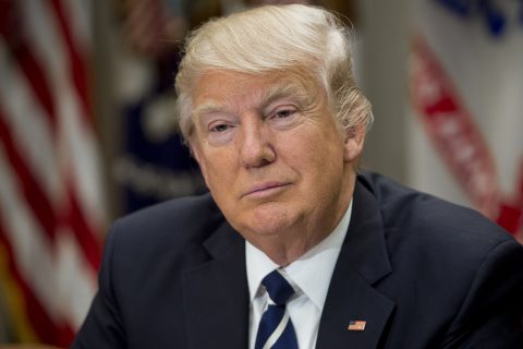 US President Donald Trump speaks during a meeting with teachers, school administrators and parents in the Roosevelt Room of the White House in Washington, DC, February 14, 2017. / AFP PHOTO / SAUL LOEB