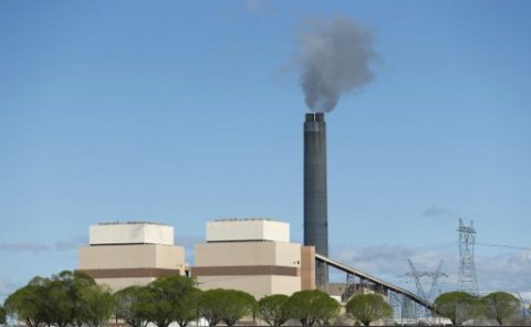 DELTA, UT - MARCH 28: The coal-fired Intermountain Power Plant is seen on March 28, 2016 outside Delta, Utah. The IPP generates more then 13 million megawatt hours of coal-fired energy each year to Utah and Southern California. George Frey/Getty Images/AFP