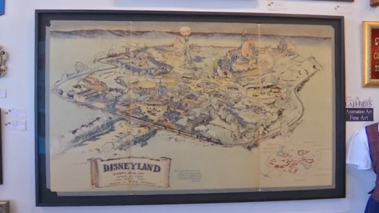 Original Disneyland Map Could Fetch 900 000 At La Auction