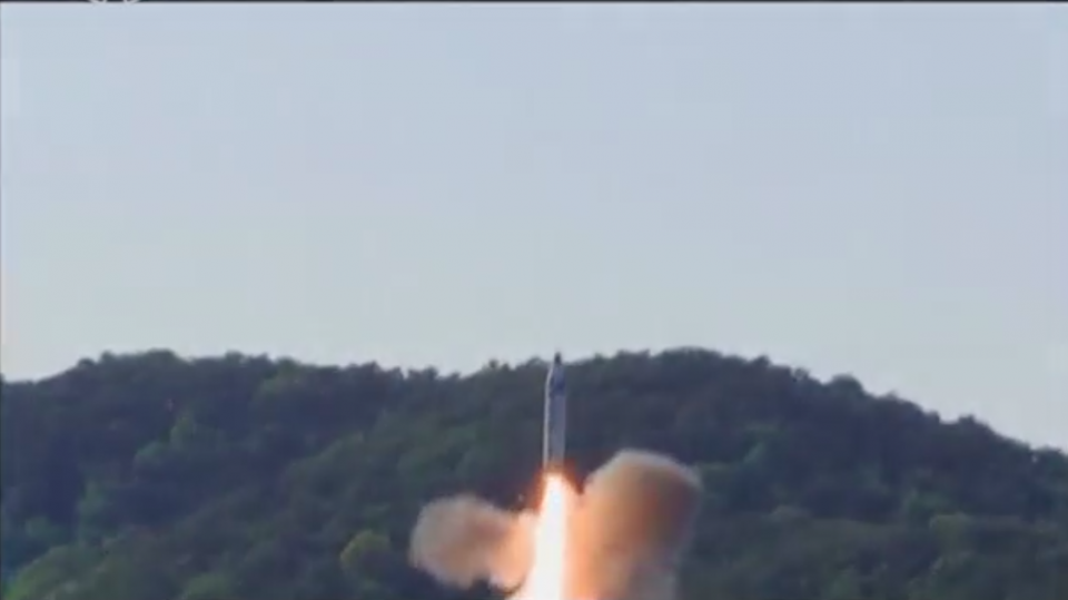 North Korea fired what appeared to be multiple land-to-ship missiles off its east coast on Thursday (June 8), South Korea's military said, the latest in a fast-paced series of missile tests defying world pressure and threats of more sanctions. Photo grabbed from Reuters video file.