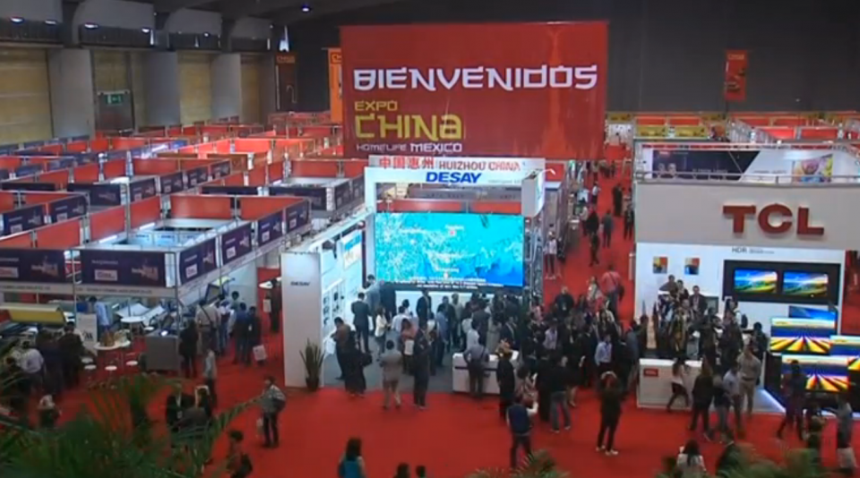 Hundreds of Chinese companies have descended on Mexico City for an expo that seeks to promote trade ties with Latin America's No.2 economy amidst uncertainty over the future of NAFTA. Photo grabbed from Reuters video file.