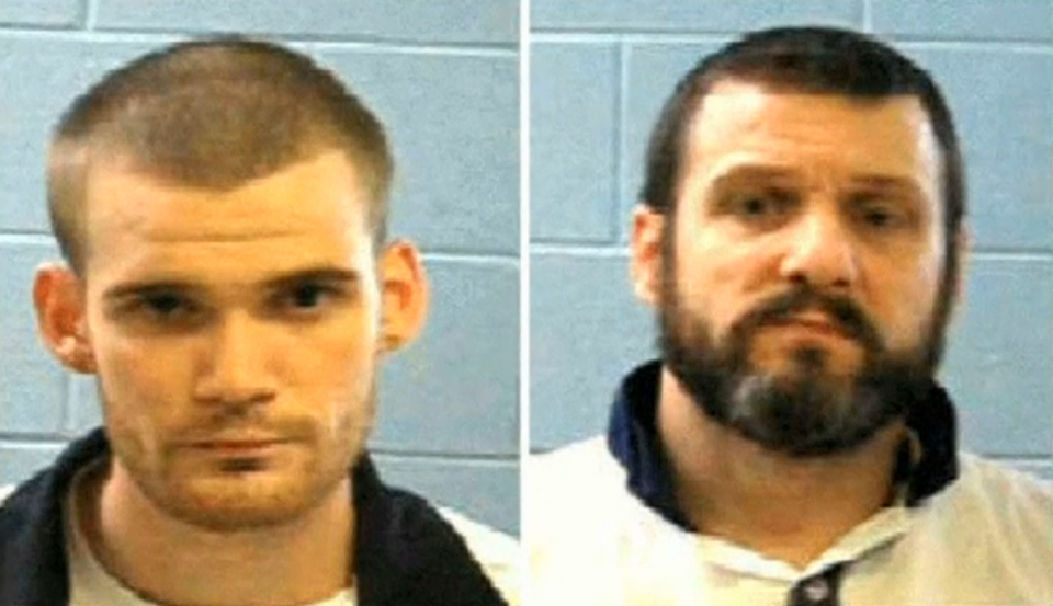 Two inmates accused of shooting to death a pair of armed guards during an escape from a prison bus in Georgia were captured on Thursday (June 15) in Tennessee, Georgia officials said. Photo grabbed from Reuters video file.