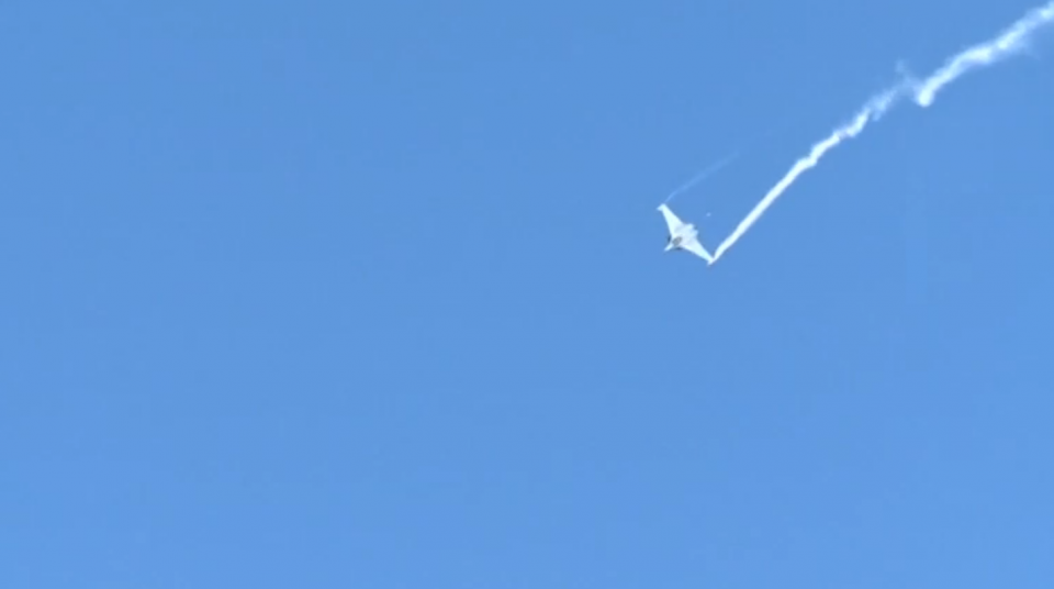 The 52nd Paris Air Show on Monday unveiled products by 2,300 firms in over 50 countries, including some new models from China. French President Emmanuel Macron was present at the opening session of the air show at Bourget. Photo grabbed from Reuters video file.