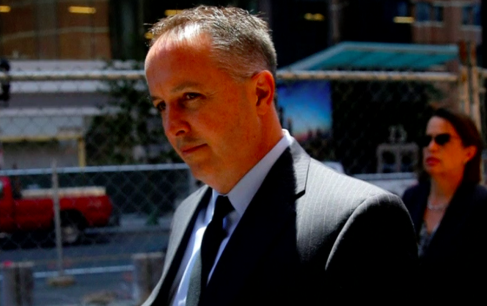 A former Massachusetts pharmaceutical company executive was sentenced to nine years in prison on Monday (June 26) after being convicted of racketeering and fraud charges for his role in a deadly U.S. meningitis outbreak in 2012. Photo grabbed from Reuters video file.