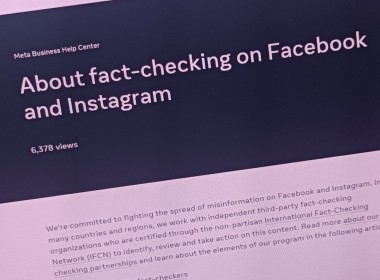 facebook fact checking